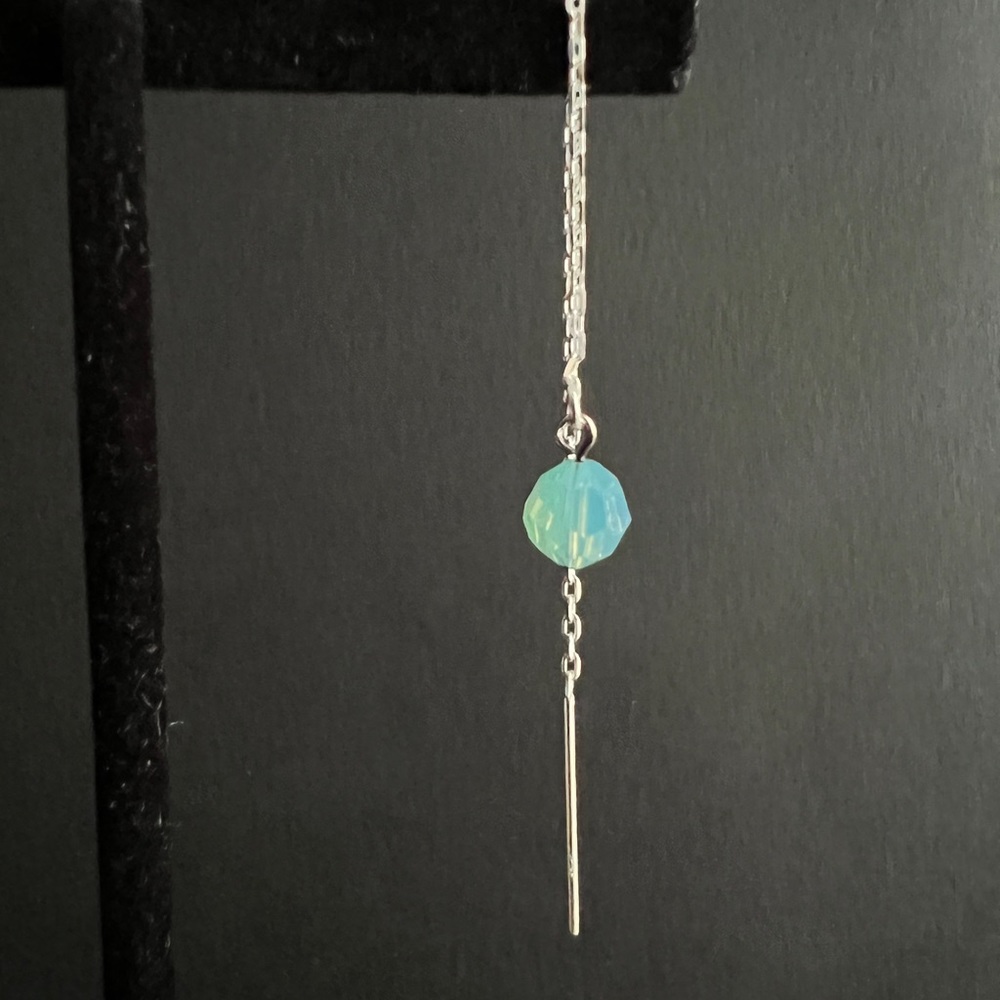 Silver Threader Earrings. - image 5